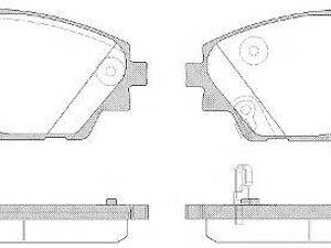 колодки гальм. Розпродаж! Товарний вигляд збережено! REMSA 156902 на MAZDA AXELA (BM)