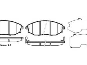 Колодки гальмівні, CHEVROLET (SGM) EPICA (04/05-)