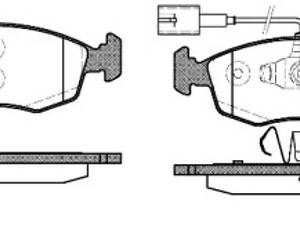 Колодки гальмівні, FIAT 500 (10/07-)