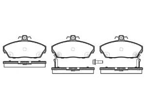 Колодки гальмівні, HONDA CIVIC IV (EG)(MA, MB)(EG, EH)(EJ) (10/91-11/95)