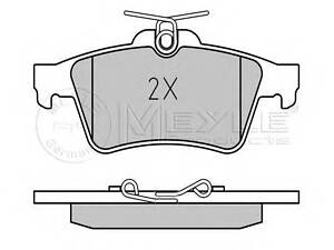 Колодки гальмівні (комплект) зад MEYLE 0252413716 на FORD C-MAX II (DXA/CB7, DXA/CEU)