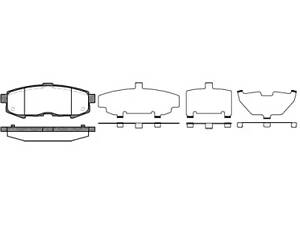 Колодки тормозные, MAZDA MPV II (LW) (10/99-)