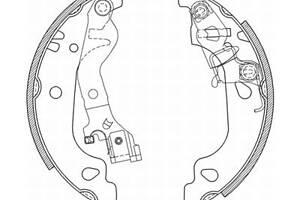 Колодки гальмівні барабанні, комплект