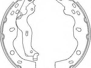 Колодки гальмівні барабанні REMSA 422700 на SUZUKI SX4 седан (GY)