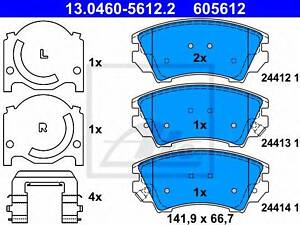 колодки тормозные дисковые, к-кт ATE 13046056122 на SAAB 9-5 (YS3G)