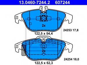 Колодки тормозные дисковые, комплект ATE 13046072442 MERCEDES-BENZ C-CLASS T-Model (S204)