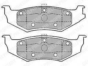 Колодки гальмівні дискові, комплект DELPHI LP1162 на CHRYSLER STRATUS седан (JA)