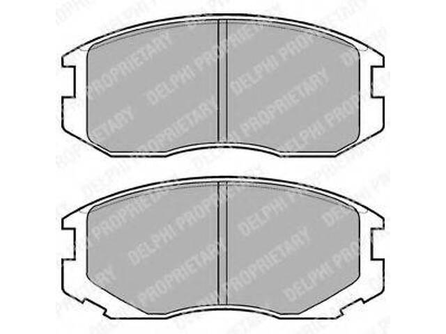 Колодки гальмівні дискові, комплект DELPHI LP1594 на MITSUBISHI COLT Mk IV (CA_A)