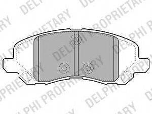 Колодки гальмівні дискові, комплект DELPHI LP2038 на DODGE CALIBER