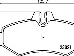 Колодки гальмівні дискові, комплект HELLA PAGID 8DB355008651 на MERCEDES-BENZ G-CLASS (W463)