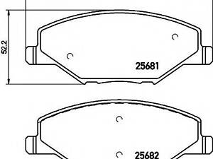 колодки тормозные дисковые комплект HELLA PAGID 8DB355020521 на SKODA FABIA