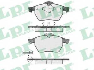Колодки гальмівні дискові, комплект LPR 05P639 на VW JETTA IV (1J2)