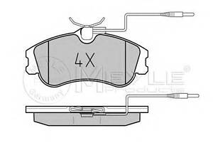 Колодки тормозные дисковые, комплект MEYLE 0252312419PD PEUGEOT 306 Наклонная задняя часть (7A, 7C, N3, N5)