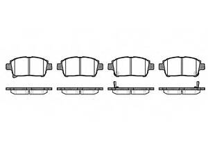 Колодки гальмівні дискові, комплект ROADHOUSE 297102 на TOYOTA COROLLA Wagon (__E11_)