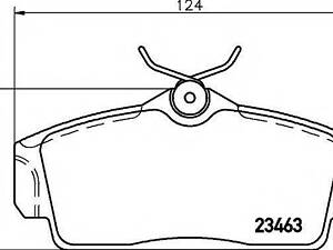 Колодки гальмівні дискові, комплект TEXTAR 2346302 на NISSAN PRIMERA (P11)