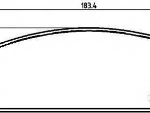 Колодки гальмівні дискові, комплект TEXTAR 2416401 на CHRYSLER 300 C седан (LX)