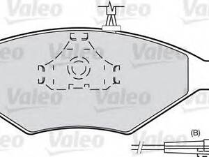 Колодки гальмівні дискові, комплект VALEO 598423 на FIAT PALIO седан (178_)