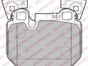 Колодки гальмівні дискові DELPHI LP2121 на BMW 1 купе (E82)