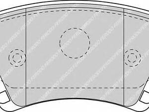 Колодки тормозные дисковые FERODO FDB1636 на VW PASSAT (362)