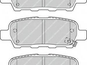 Колодки гальмівні дискові FERODO FDB4324 на NISSAN X-TRAIL (T31)