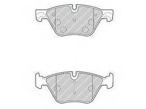 Колодки гальмівні дискові FERODO FDB4380 на BMW 5 (F10, F18)