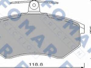 Колодки гальмівні дискові FOMAR FRICTION FO488481 на AUDI 90 (8C, B4)