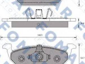 Колодки тормозные дисковые FOMAR FRICTION FO687681 SEAT IBIZA V (6J5, 6P5)