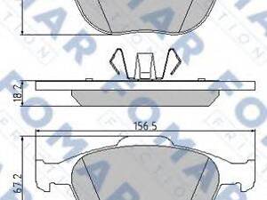 Колодки тормозные дисковые FOMAR FRICTION FO907781 FORD FOCUS (DAW, DBW)