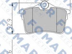 Колодки гальмівні дискові FOMAR FRICTION FO935781 на PEUGEOT 308 (4A_, 4C_)