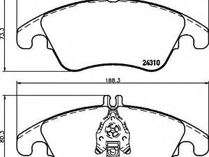 Колодки гальмівні дискові HELLA PAGID 8DB355012621 на MERCEDES-BENZ CLS (C218)