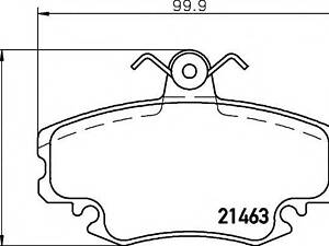 Колодки гальмівні дискові HELLA PAGID 8DB355018131 на RENAULT SUPER 5 (B/C40_)