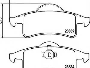 Колодки гальмівні дискові комплект HELLA PAGID 8DB355009891 на JEEP WAGONEER (XJ)