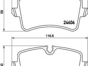 колодки тормозные дисковые комплект HELLA PAGID 8DB355015201 на AUDI A8 (4H_)