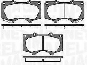 Колодки гальмівні дискові, комплект MAGNETI MARELLI 363916060409 на TOYOTA LAND CRUISER PRADO (KDJ15_, GRJ15_)