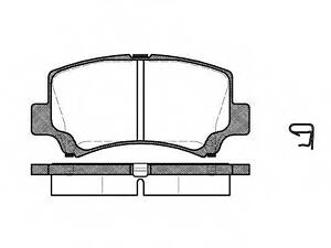 Колодки гальмівні дискові, комплект WOKING P610302 на SUZUKI WAGON R+ (EM)