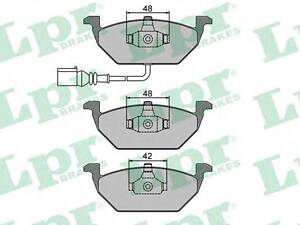 Колодки гальмівні дискові LPR 05P692 на VW JETTA IV (1J2)