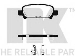 Колодки гальмівні дискові NK 224411 на SUBARU FORESTER (SF)