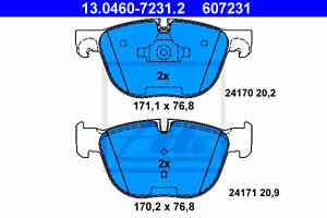 Колодки тормозные дисковые передние, BMW X5 (E70, F15), X6 (E71, F16) 07-