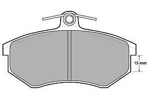 Колодки гальмівні дискові передні, комплект, VAG, 1.4-3.2, AEY/AYQ, 77-04