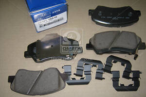 Колодки тормозные дисковые передние Hyundai Accent 11- (выр-во Mobis) 581011RA10 RU51