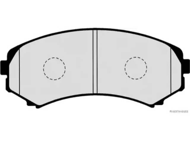 Колодки гальмівні дискові передні MITSUBISHI (вир-во Jakoparts)