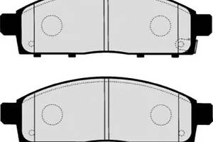 Колодки тормозные дисковые передние MITSUBISHI (выр-во Jakoparts)
