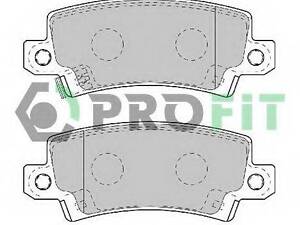 Колодки тормозные дисковые PROFIT 50001574 на TOYOTA RUNX (ZZE12_, NDE12_, ZDE12_)