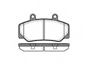 Колодки гальмівні дискові REMSA 017620 на VOLVO 740 седан (744)