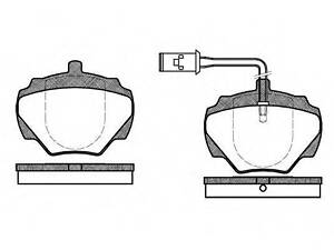 Колодки гальмівні дискові REMSA 022201 на LAND ROVER RANGE ROVER (AE, AN, HAA, HAB, HAM, HBM, RE, RN)