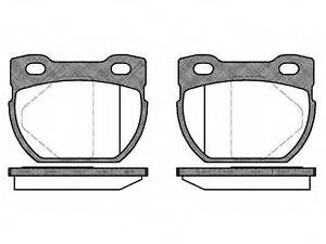 Колодки гальмівні дискові REMSA 058400 на LAND ROVER DEFENDER Station Wagon (LD)