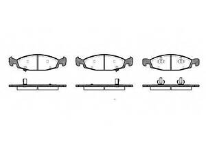 Колодки гальмівні дискові REMSA 073602 на JEEP WAGONEER (XJ)