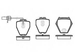 Колодки гальмівні дискові REMSA 075202 на AUDI A6 седан (4B2, C5)