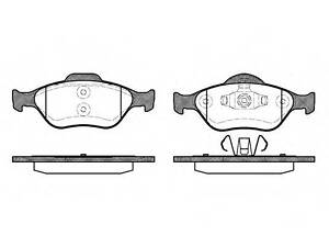 Колодки гальмівні дискові REMSA 076600 на FORD FIESTA Mk IV (JA_, JB_)