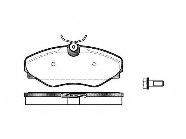 Колодки тормозные дисковые REMSA 083420 RENAULT ESPACE Mk III (JE0_)